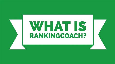 google ranking coach.